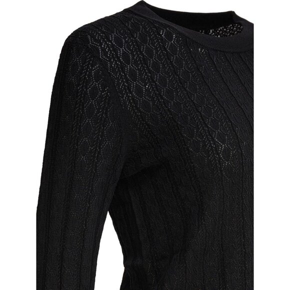 Loulou Studio Tinos Crew-Neck Sweater Tag Size L Women - Picture 4 of 4